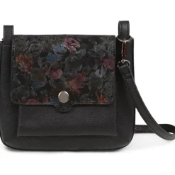 Shoulder Bag - Black Floral