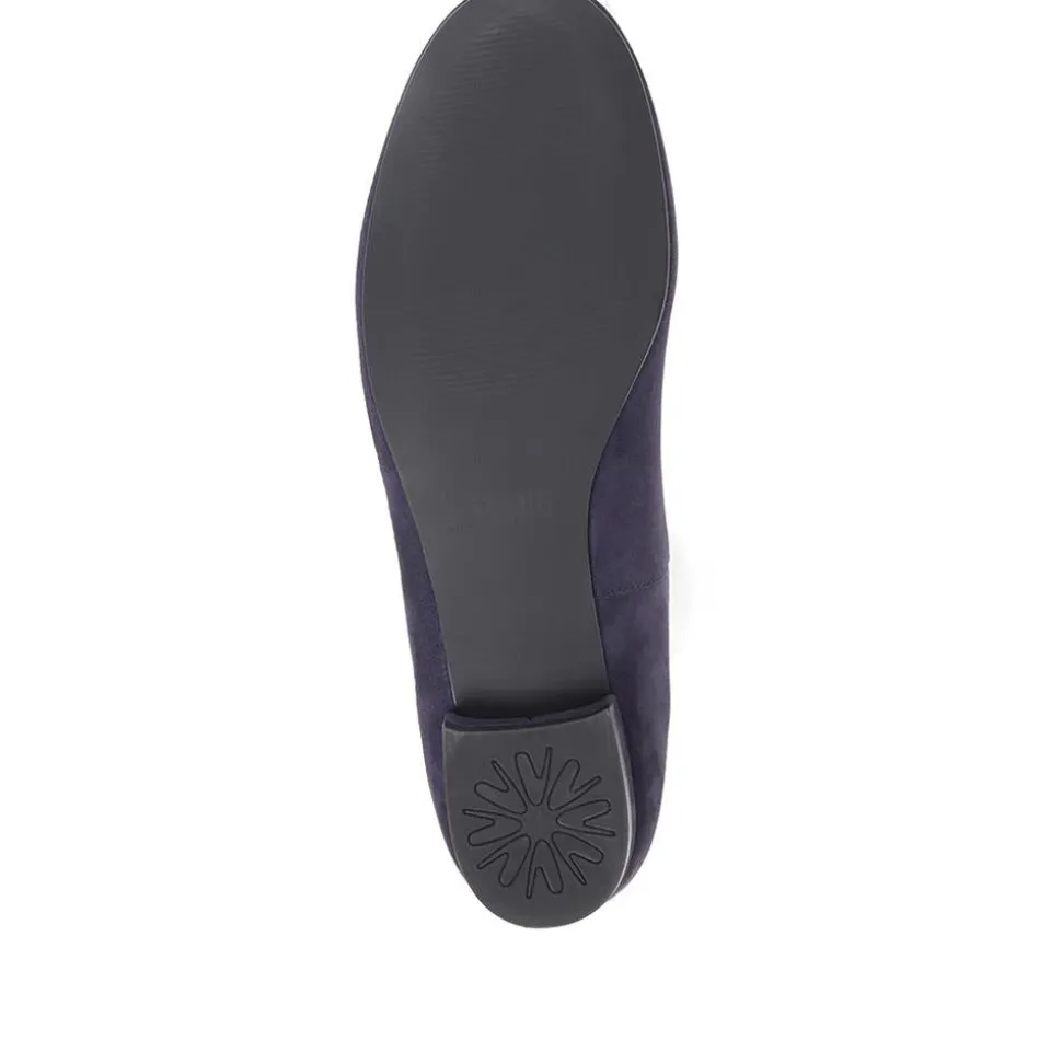 Sienne Leather Snaffle Loafers - Navy