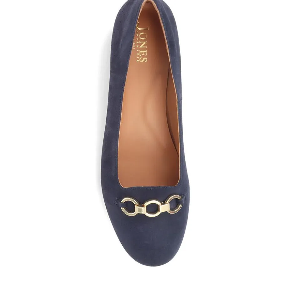 Sienne Leather Snaffle Loafers - Navy