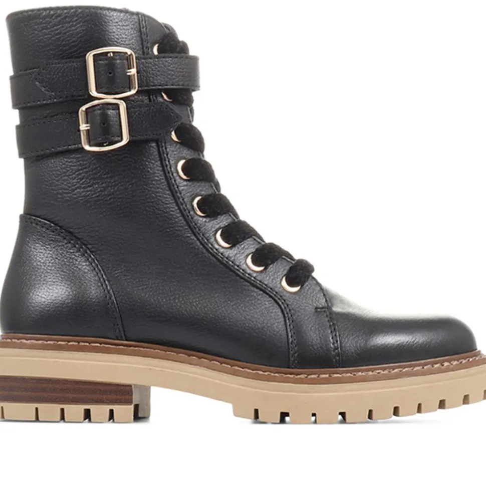 Simonetta Biker Boots - Black