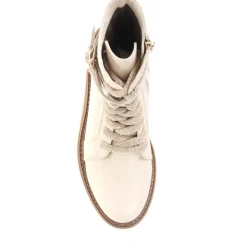 Simonetta Biker Boots - White