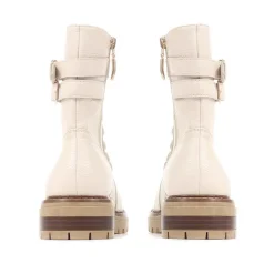 Simonetta Biker Boots - White