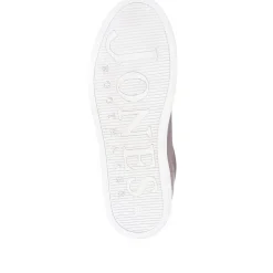 Simon Leather Men's Trainers - Burgundy