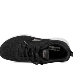 Skechers Air Cooled Lace Up Trainers - Black