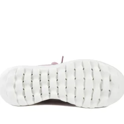 Skechers Air Cooled Lace Up Trainers - Mauve