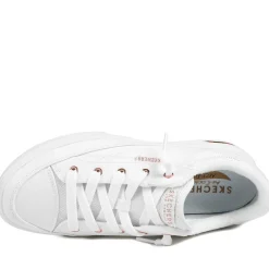 Skechers Arch Fit Arcade Lace Up Trainers - White