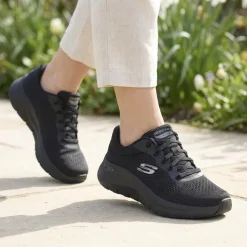 Skechers Arch Fit 2.0 Big League Trainers - Black-Black