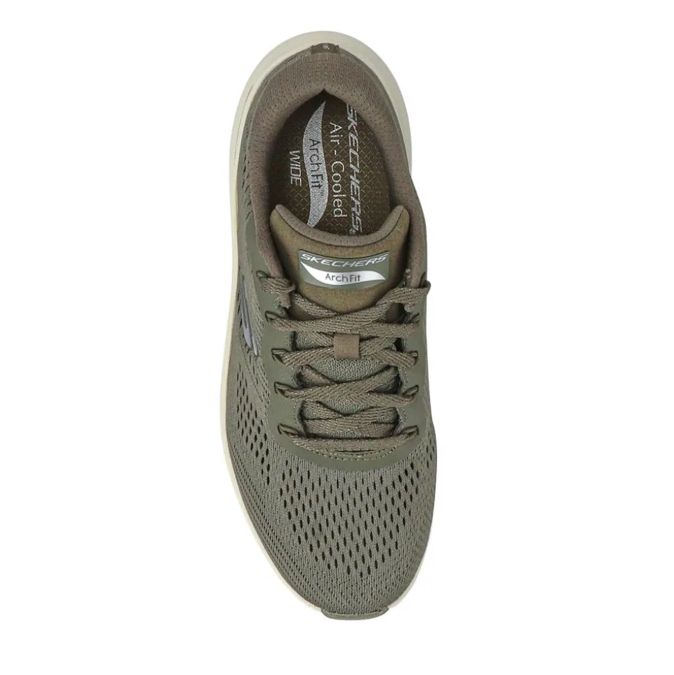 Skechers Arch Fit 2.0 Big League Trainers - Olive
