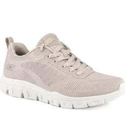 Skechers Bobs B Lite Trainers - Taupe