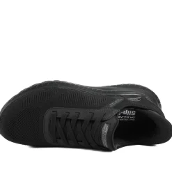 Skechers Bob Squad Chaos Solid Step Trainers - Black