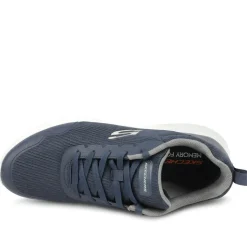 Skechers Bounder Arcadia Lace Up Trainers - Navy