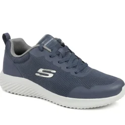 Skechers Bounder Arcadia Lace Up Trainers - Navy