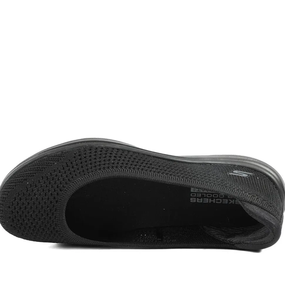 Skechers Breathable Cushioned Pumps - Black