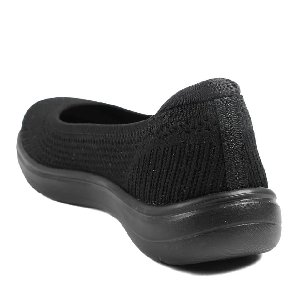 Skechers Breathable Cushioned Pumps - Black
