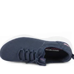 Skechers Breathable Lace Up Trainers - Navy