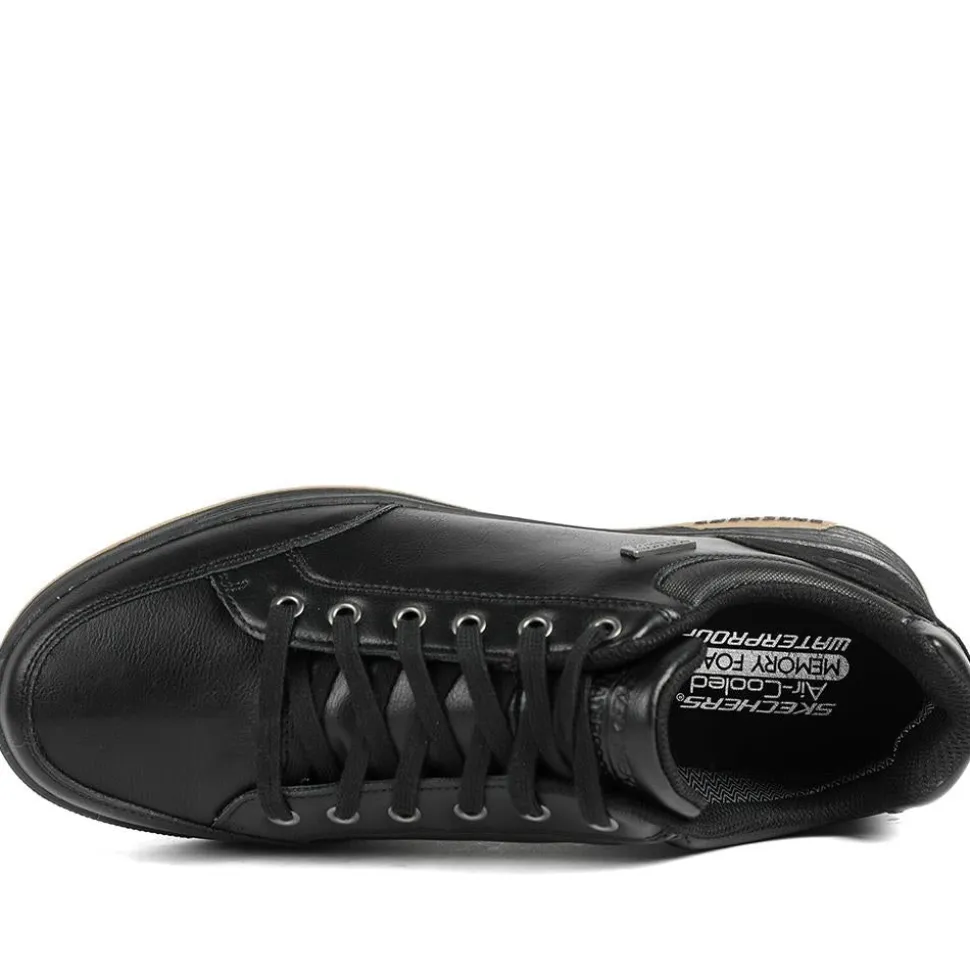 Skechers Cavell Sparkman Waterproof Trainers - Black