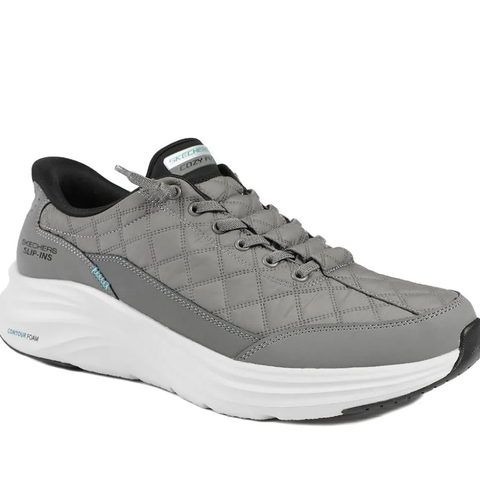Skechers Contour Foam Cosy Fit Trainers - Charcoal