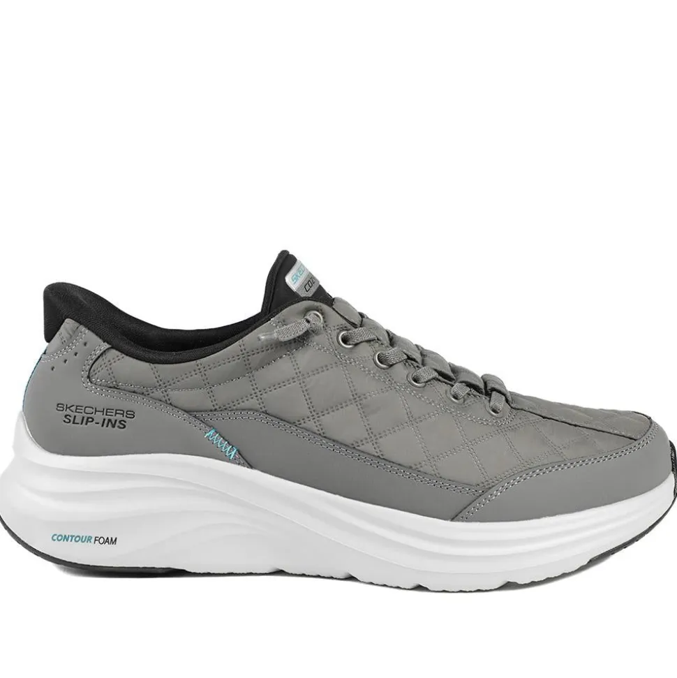 Skechers Contour Foam Cosy Fit Trainers - Charcoal