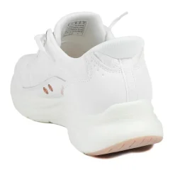 Skechers Contour Foam Trainers - White-Rose Gold