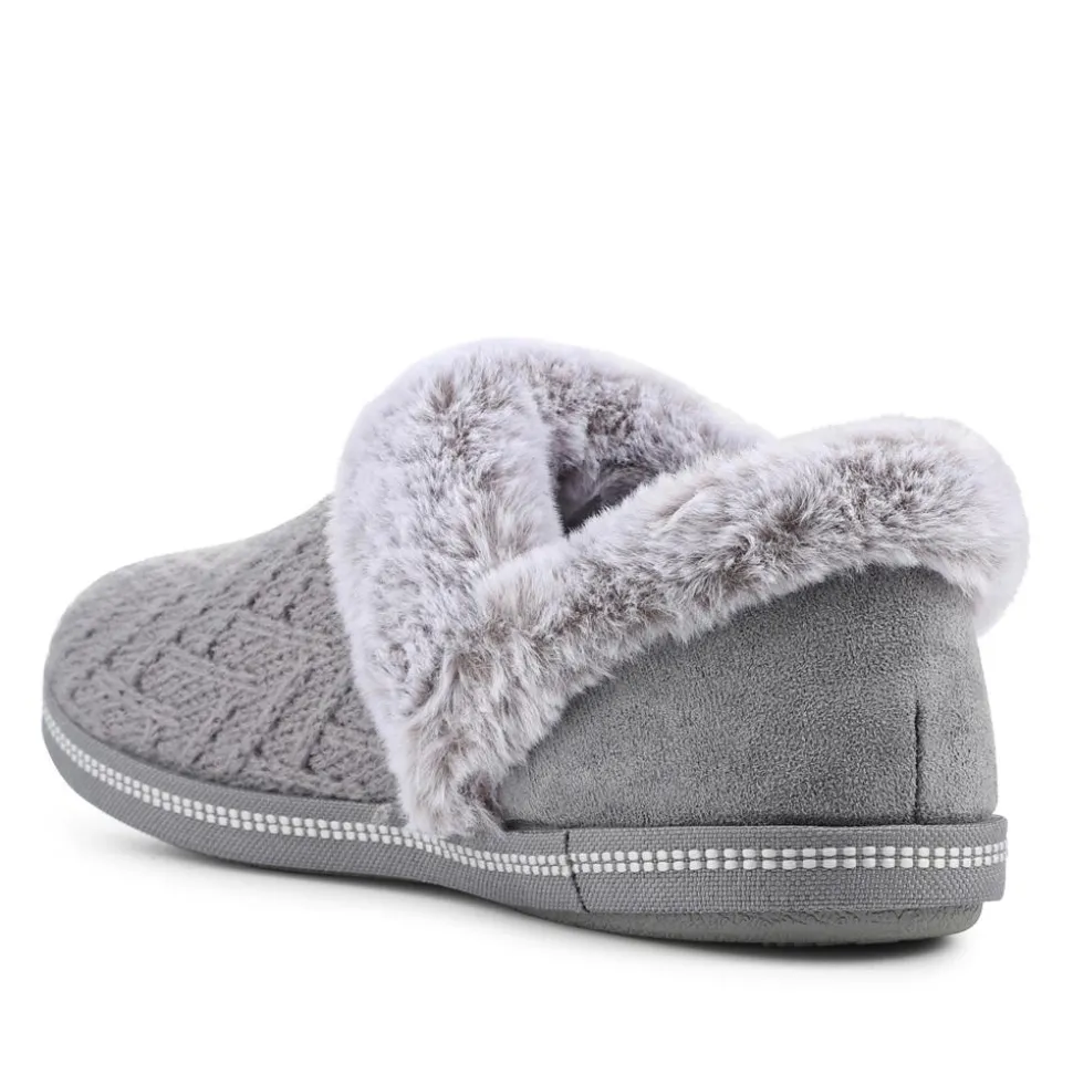 Skechers Cosy Campfire - Girls Night In Slippers - Grey