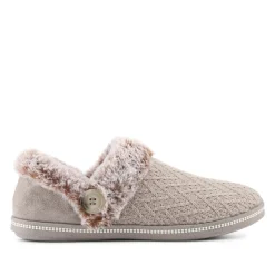 Skechers Cosy Campfire - Girls Night In Slippers - Taupe