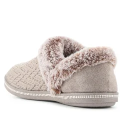 Skechers Cosy Campfire - Girls Night In Slippers - Taupe