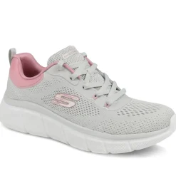 Skechers Cushioned Lace Up Trainers - Grey