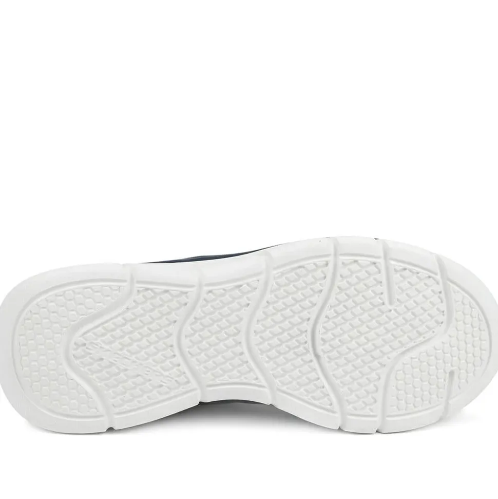 Skechers Cushioned Lace Up Trainers - Navy