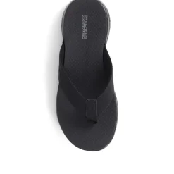 Skechers Cushioned Sandals - Black