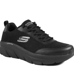 Skechers Cushion Walker Tobo Trainers - Black-Black