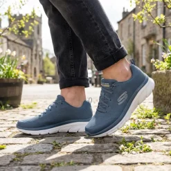Skechers Cushion Walker Tobo Trainers - Slate