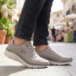 Skechers Cushion Walker Tobo Trainers - Taupe