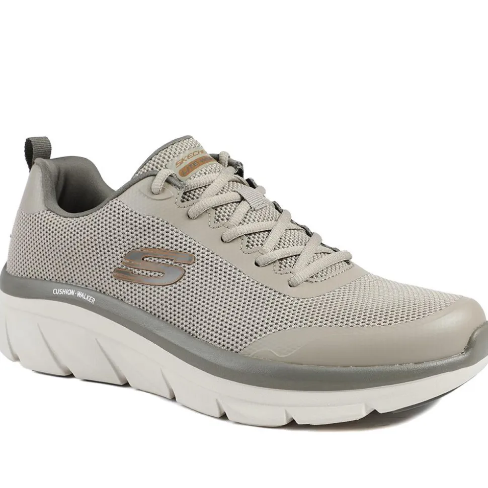 Skechers Cushion Walker Tobo Trainers - Taupe