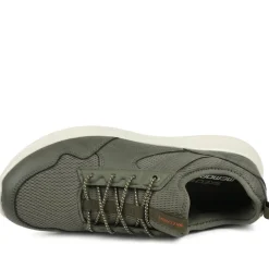 Skechers Dawson Monterey Bungee Lace Trainers - Olive