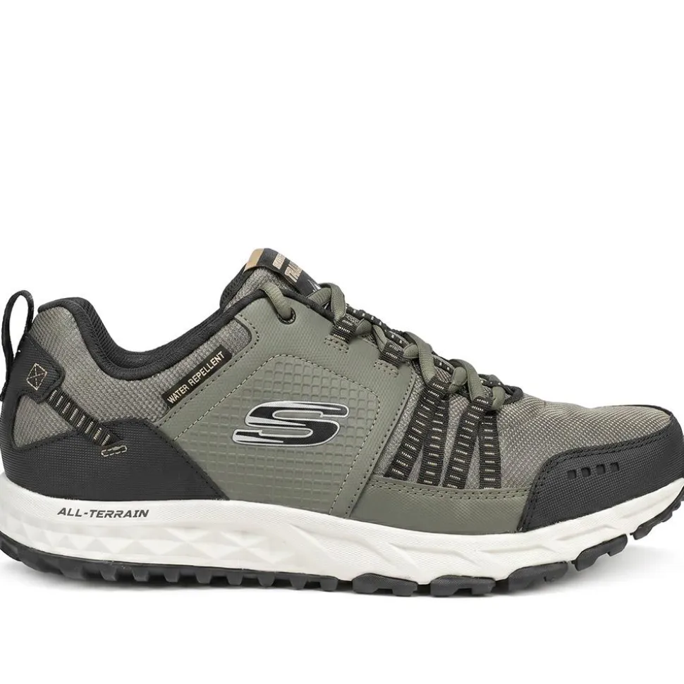 Skechers Escape Plan Trainers - Olive