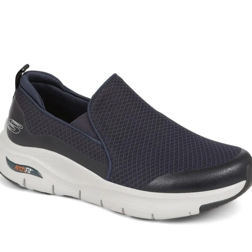 Skechers Extra Wide Arch Fit - Banlin Trainers - Navy