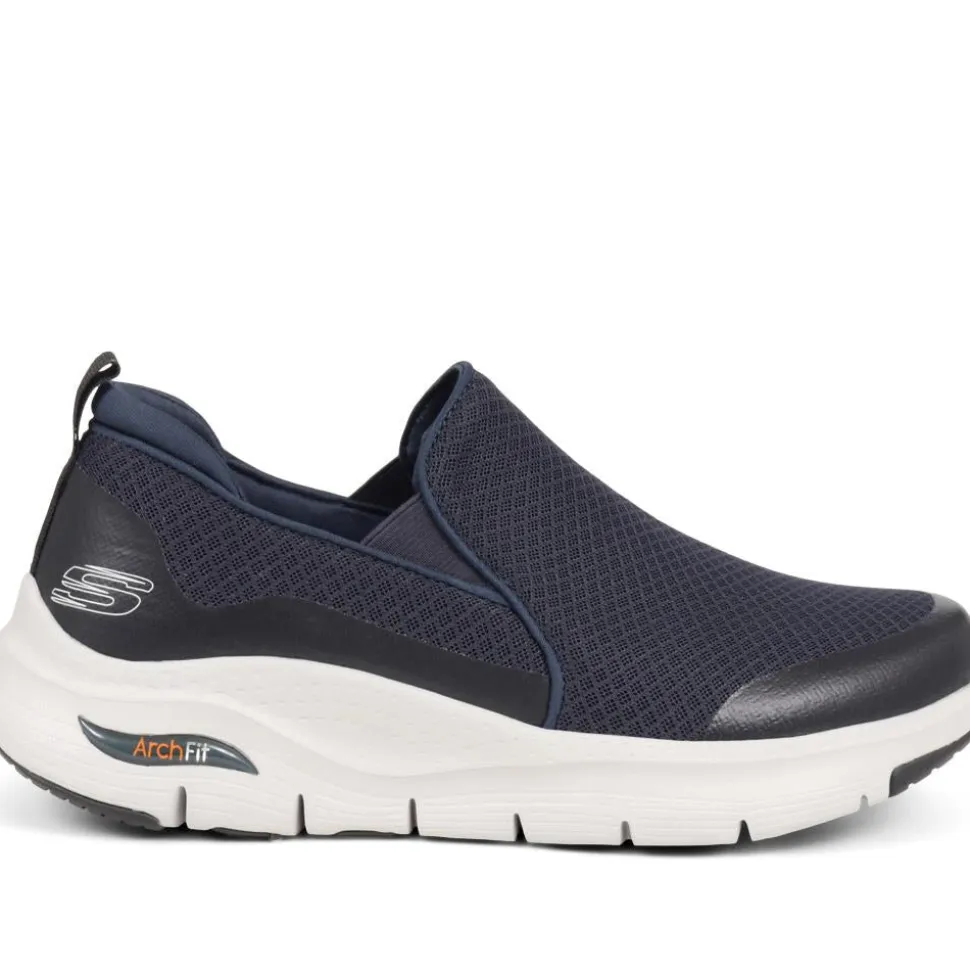 Skechers Extra Wide Arch Fit - Banlin Trainers - Navy