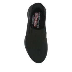 Skechers Extra Wide Slip-Ins D'Lux Walker 2.0 - Black-Black