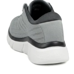 Skechers Flex Flow Arlen Lace Up Trainers - Grey