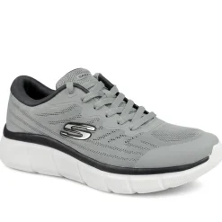 Skechers Flex Flow Arlen Lace Up Trainers - Grey