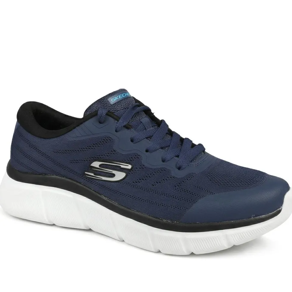 Skechers Flex Flow Arlen Lace Up Trainers - Navy