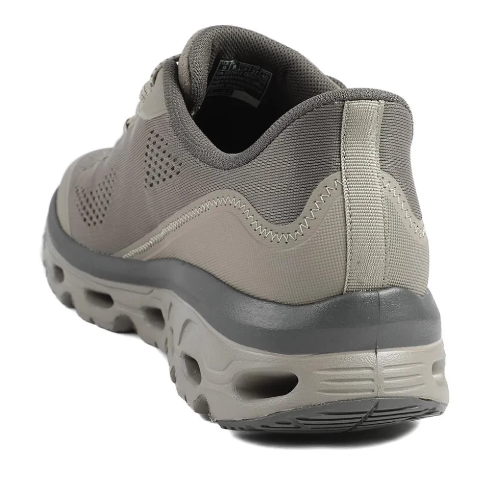 Skechers Glide Step Sole - Glover Peak Trainers - Taupe