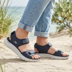 Skechers GOWalk Flex - Antigua Beach Sandals - Navy