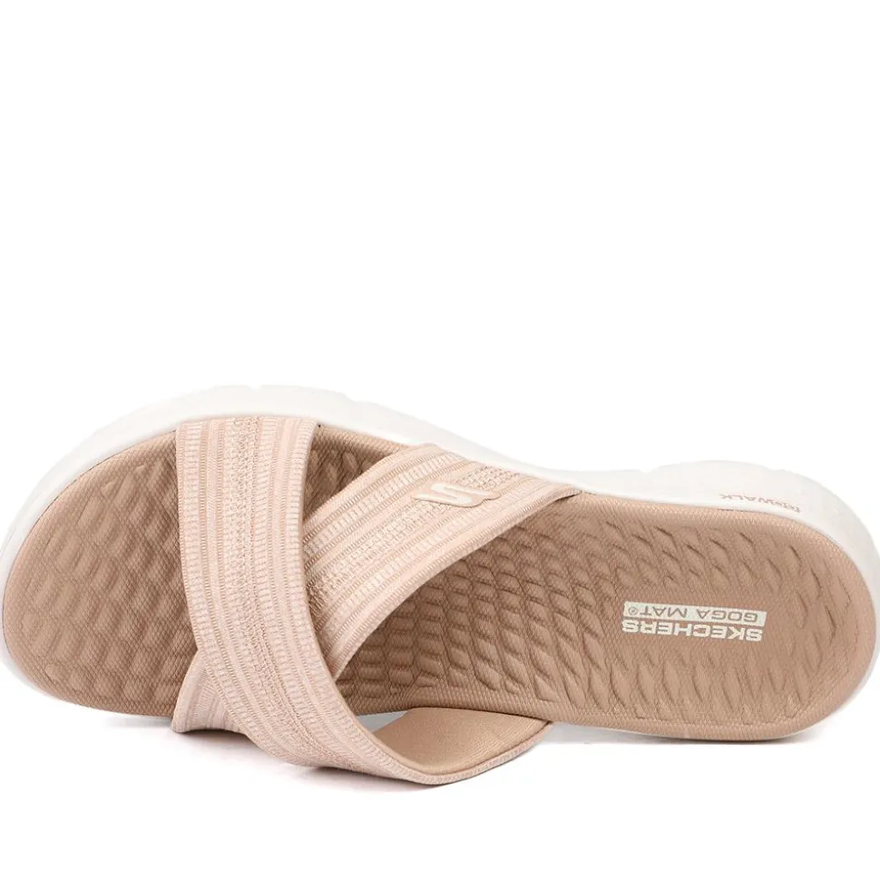Skechers GO WALK Flex Sandal-Impressed - Taupe