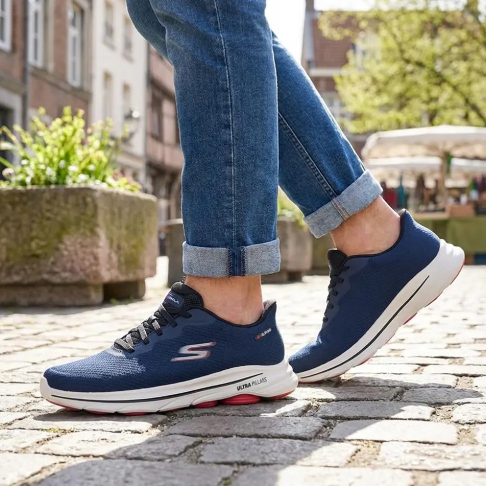 Skechers GO WALK 8 Pate Trainers - Navy