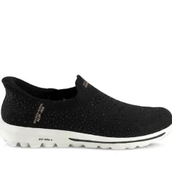 Skechers Go Walk Travel - Amara Slip On Trainers - Black