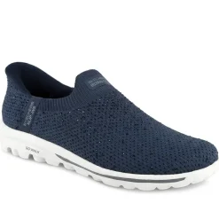 Skechers Go Walk Travel - Amara Slip On Trainers - Navy