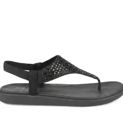 Skechers Meditation Luxe Modern Event Sandals - Black