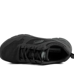 Skechers Memory Foam Lace Up Trainers - Black