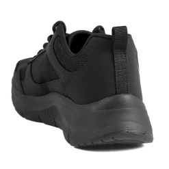 Skechers Memory Foam Lace Up Trainers - Black